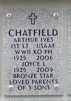 CHATFIELD Arthur Ives II 1925-2006 grave.jpg